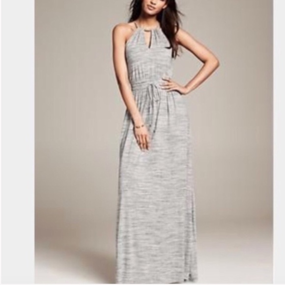 Banana Republic Dresses & Skirts - Banana Republic Heathered Grey Maxi Dress